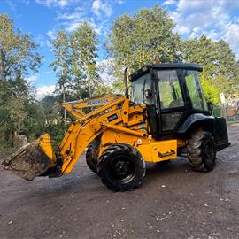 2006 JCB 2CX Airmaster Loading Shovel With Rear Air Compressor