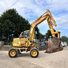 Komatsu PW95R Wheeled Excavator/Rubber Duck